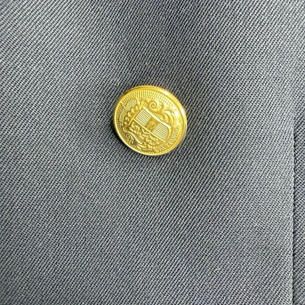 Givenchy Double-Breasted Navy Blazer with Gold Buttons 48/50 - Picture 3 of 4